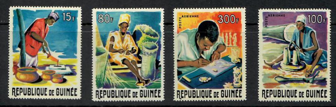 GUINEA 1965 Native Handicrafts. Set of 6. - 24933 - Mint image 0