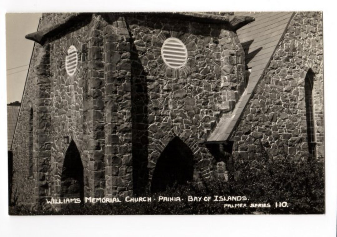 Real Photograph by T G Palmer & Son of Williams Memorial Church Paihia. - 44918 - image 0