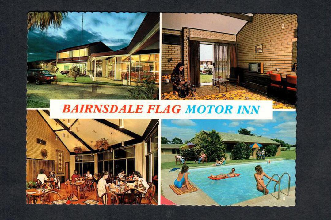 AUSTRALIA Modern Coloured Postcard of Bairnsdale Flag Motor Inn. - 444732 - Postcard image 0