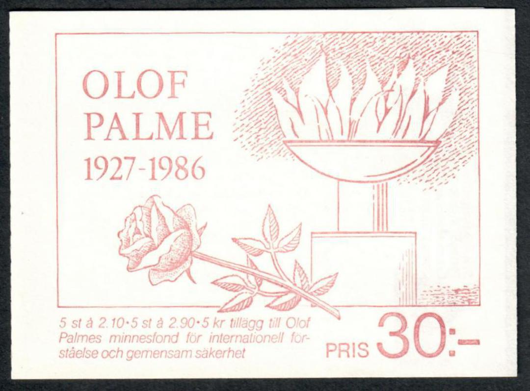 SWEDEN 1986 Olof Palme. Booklet. - 50051 - Booklet image 0