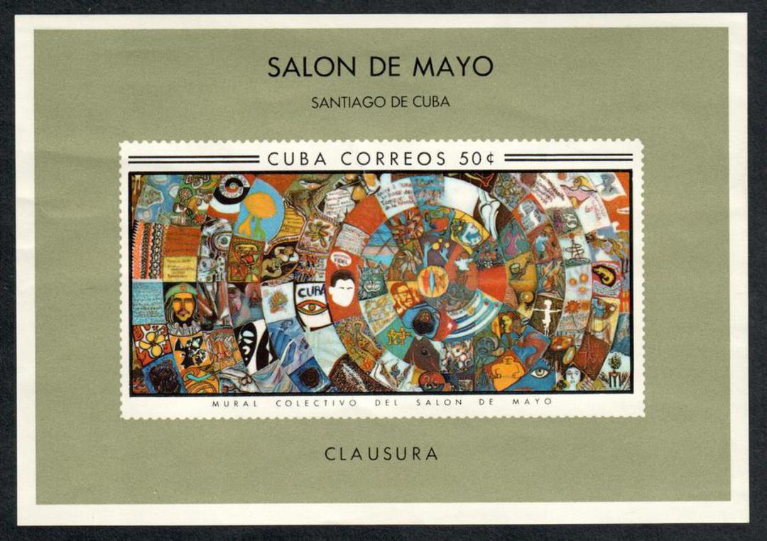 CUBA 1967 Contmporary Art Salon de Mayo. Miniature sheet. - 50751 - UHM image 0