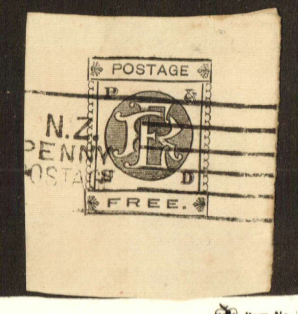 NEW ZEALAND Cut out from FREE Envelope Printing & Stationery Department. - 74652 - PostalHist image 0