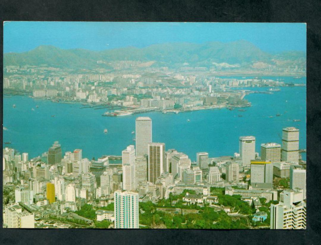 HONG KONG Modern Coloured Postcard of Victoria City and Kowloon. - 444655 - Postcard image 0