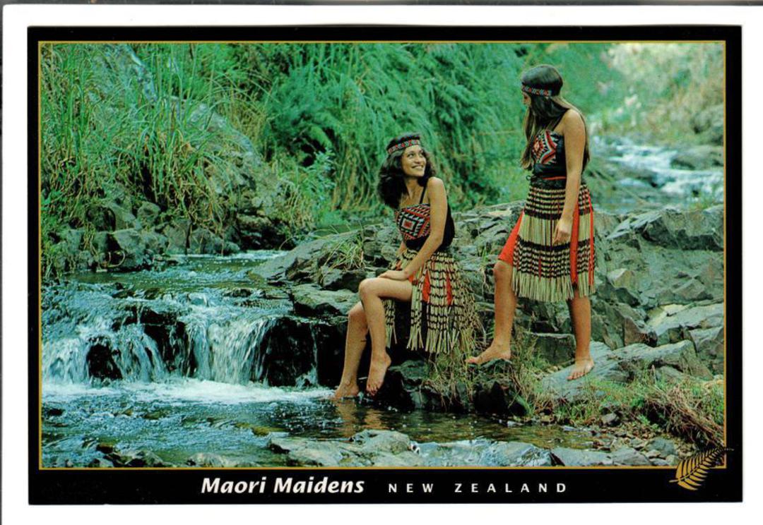 Modern Coloured Postcard of Maori Maidens. - 444864 - Postcard image 0