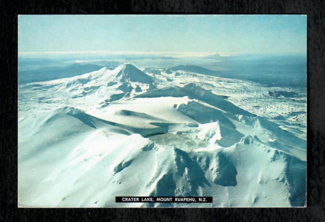 Modern Coloured postcard by PPL of Hastings of Crater Lake Mt Ruapehu. - 446825 - Postcard image 0