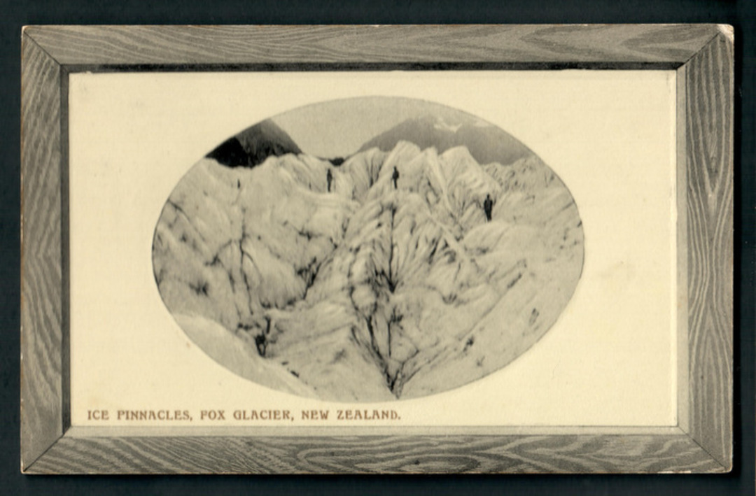 Real Photograph of Ice Formations Fox Glacier. - 48795 - Postcard image 0