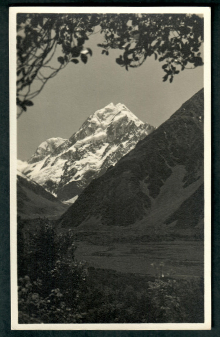 Real Photograph of Mt Cook. - 48856 - Postcard image 0