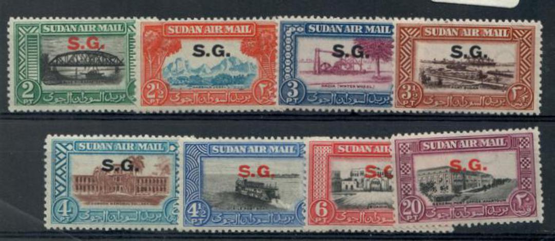 SUDAN 1950 Official Air. Set of 8. - 20753 - UHM image 0