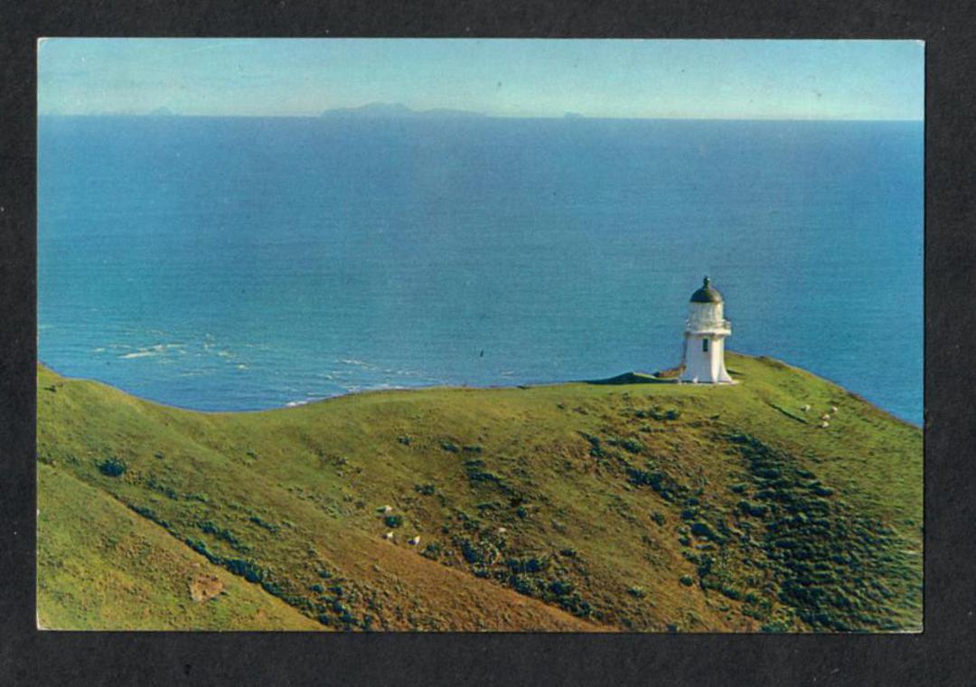 Modern Coloured Postcard by Gladys Goodall of Cape Reinga Lighthouse. - 444398 - Postcard image 0