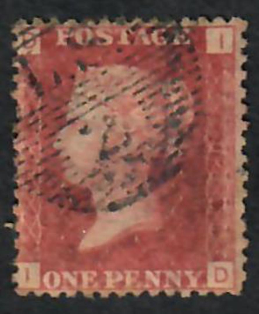 GREAT BRITAIN 1858 1d Red. Plate 206. - 70206 - Used image 0