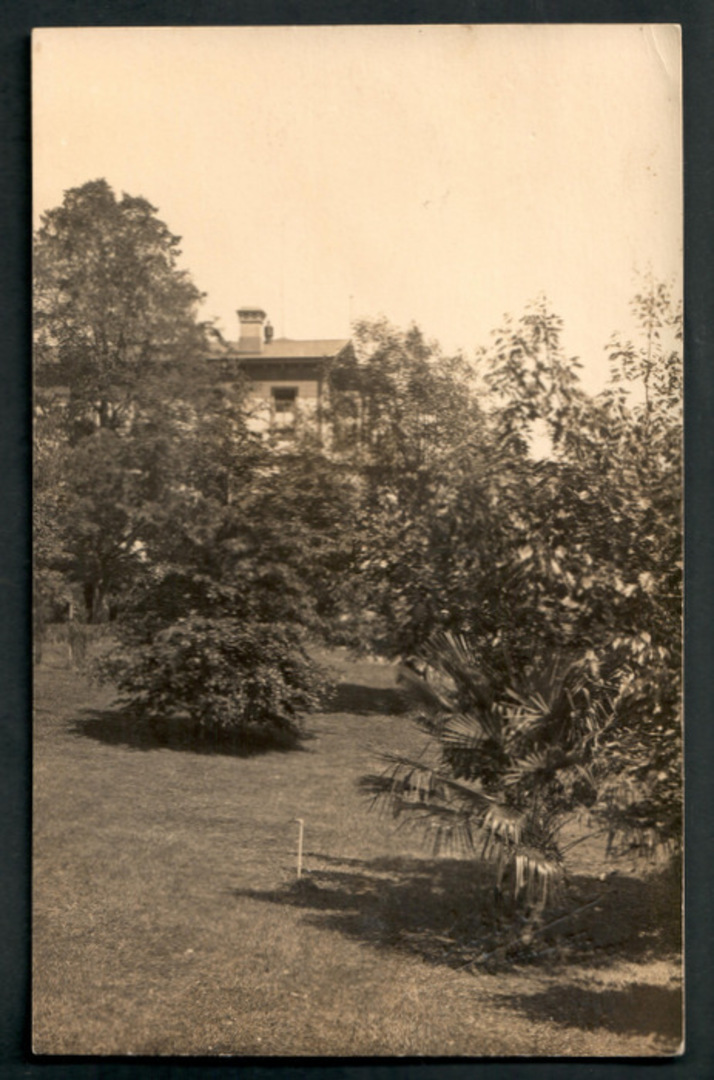 Real Photograph by The Broma Studio Hardy Street Nelson  (at one time owned by  A B Hurst) of The Garden. 1923. - 48625 - Postca image 0