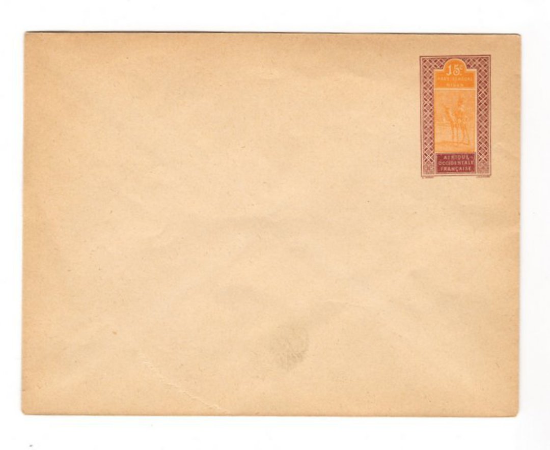 NIGER 1921 Postasl Stationery 15c Brown and Orange. Unused. - 38276 - PostalHist image 0