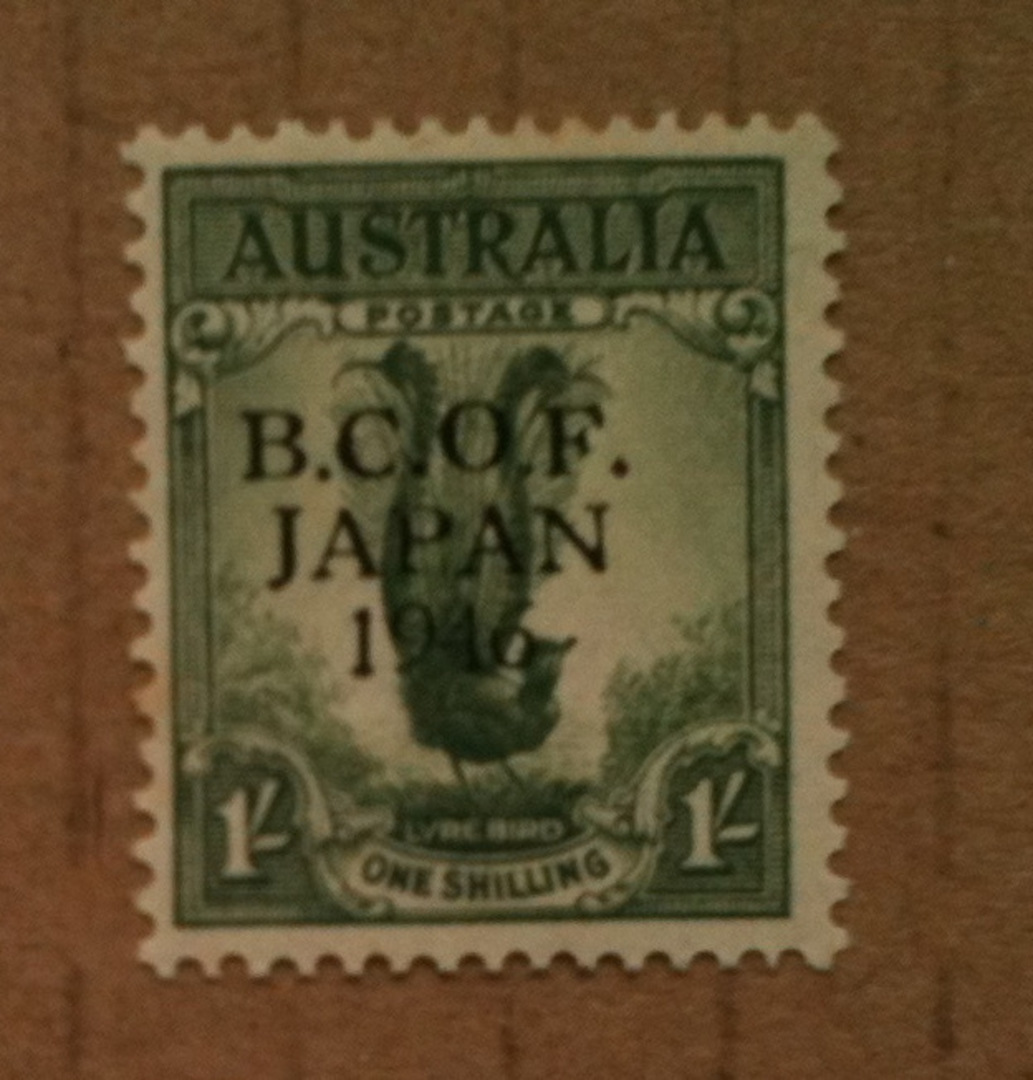 AUSTRALIA British Commonwealth Occupation Force (Japan) 1946 Definitive 1/- Grey-Green. - 70807 - UHM image 0
