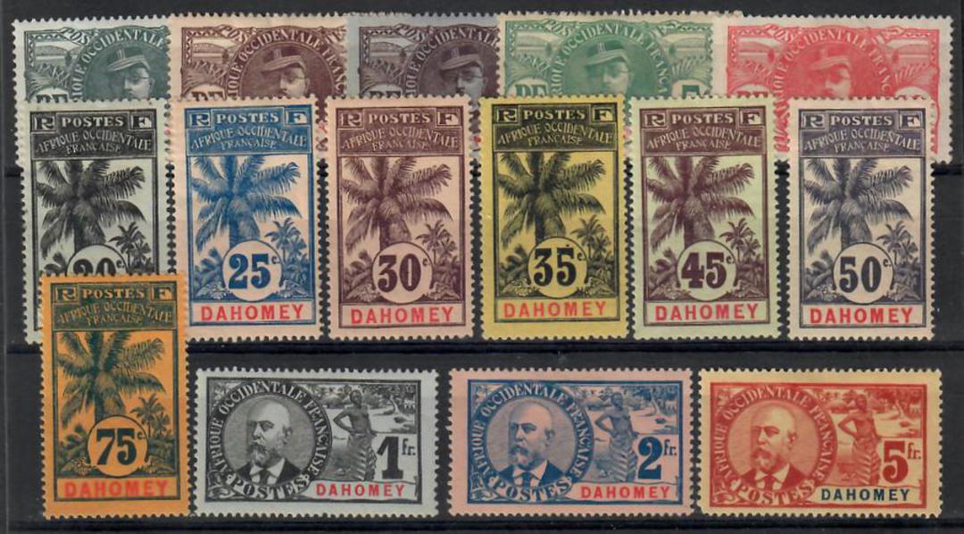 DAHOMEY 1906 Definitives. Set of 15. - 22328 - Mint image 0
