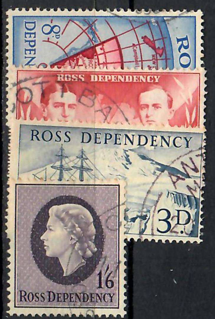 ROSS DEPENDENCY 1957 Definitives. Set of 4. - 70883 - FU image 0