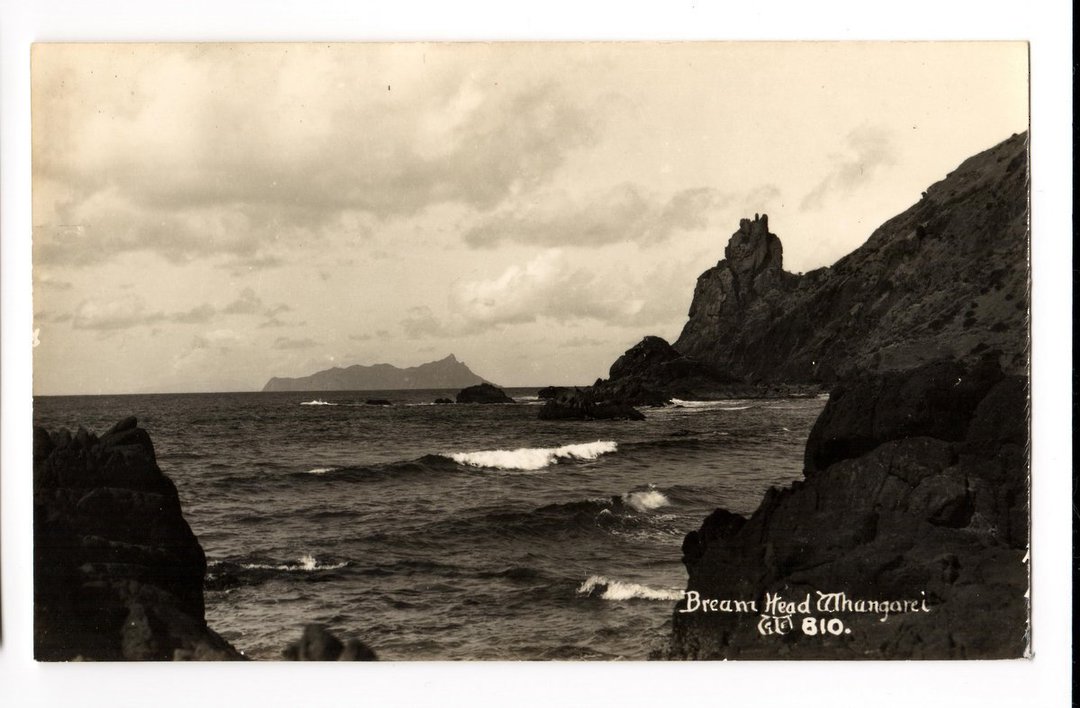 Real Photograph by G E Woolley of Bream Head Whangarei. - 44810 - image 0