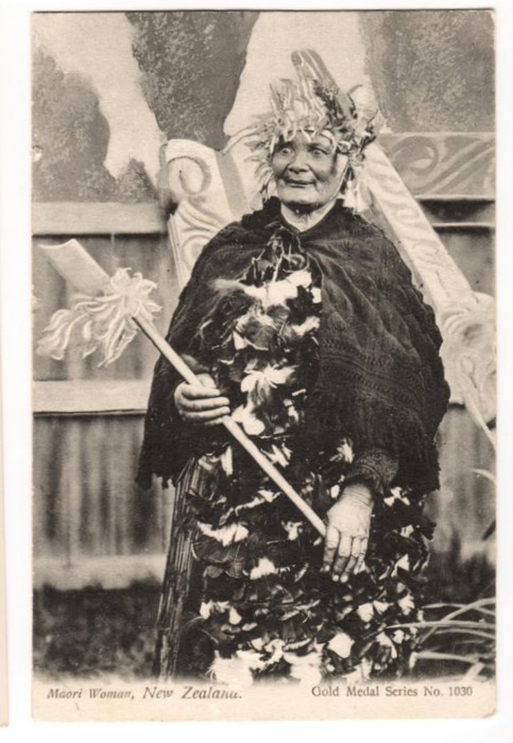 Postcard of Maori Woman. - 69678 - Postcard image 0