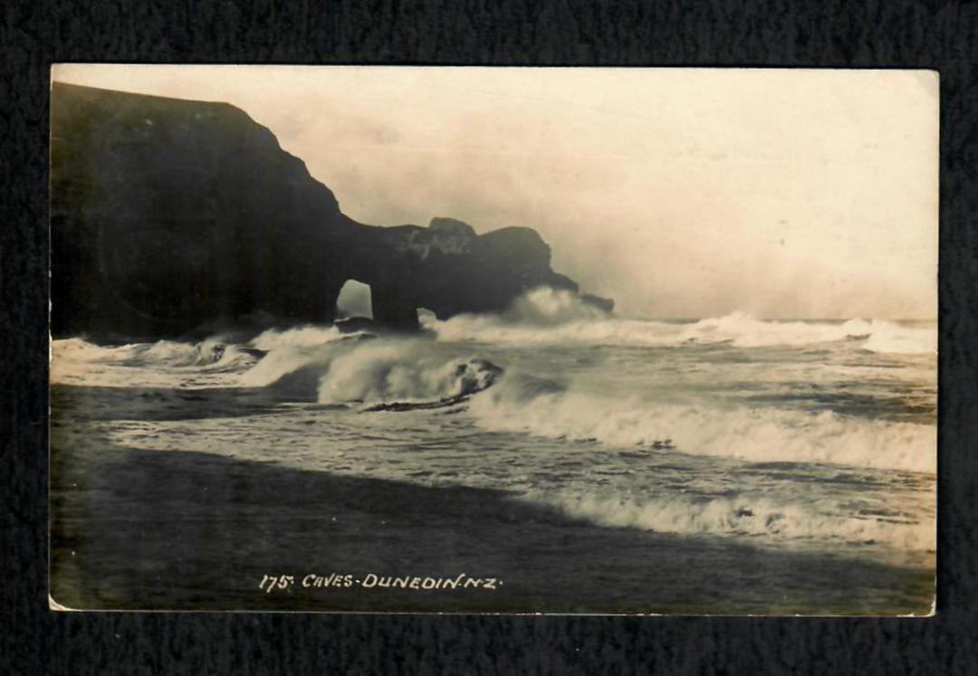 Real Photograph of The Caves Dunedin. - 49145 - Postcard image 0