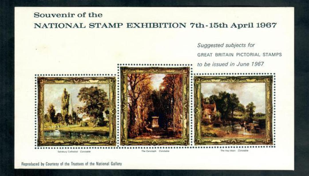 GREAT BRITAIN 1967 International Stamp Exhibition. Miniature sheet. - 50076 - UHM image 0