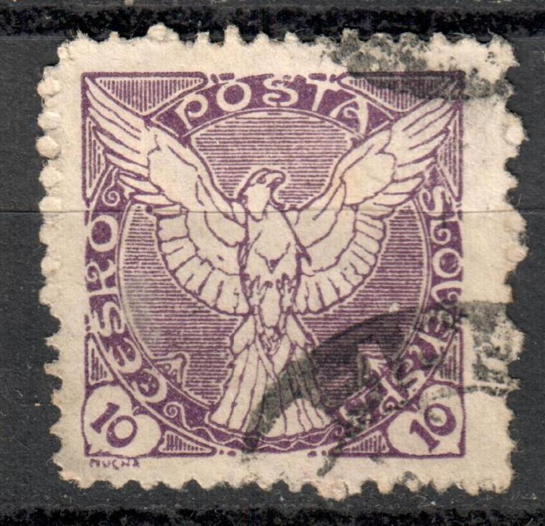 CZECHOSLOVAKIA 1915 Newspaper 10h Lilac. Perf. - 78880 - Used image 0