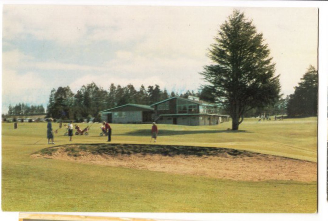 Modern Coloured Postcard of Morrinsville Golf Club. - 45687 - Postcard image 0