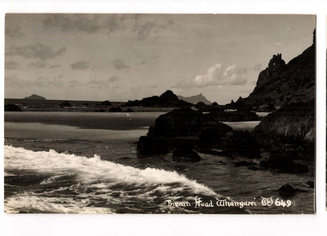 Real Photograph by T G Palmer & Son of Bream Head Whangarei. - 44849 - Postcard image 0