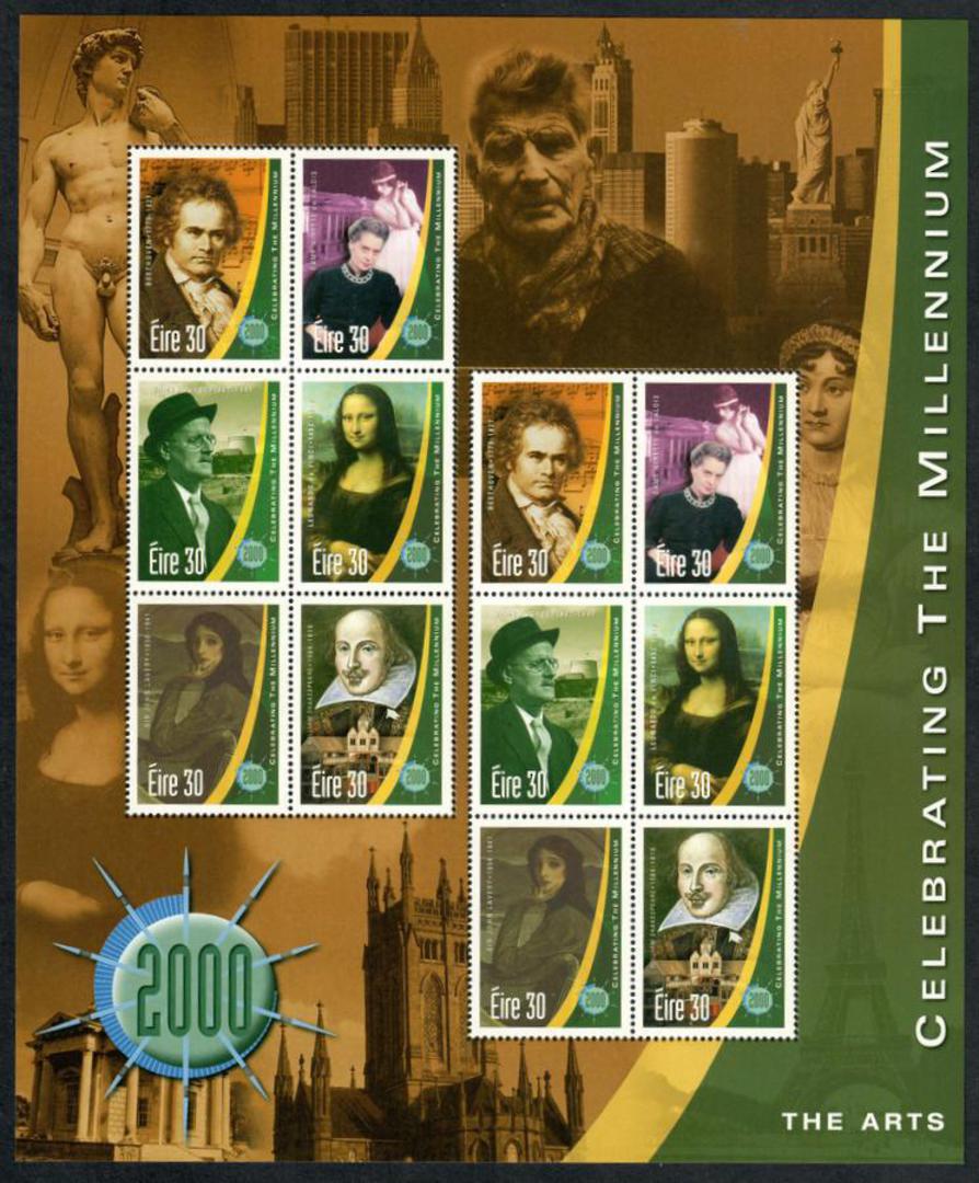 IRELAND 2000 New Millenium. Fourth series. Miniature sheet. - 101104 - UHM image 0