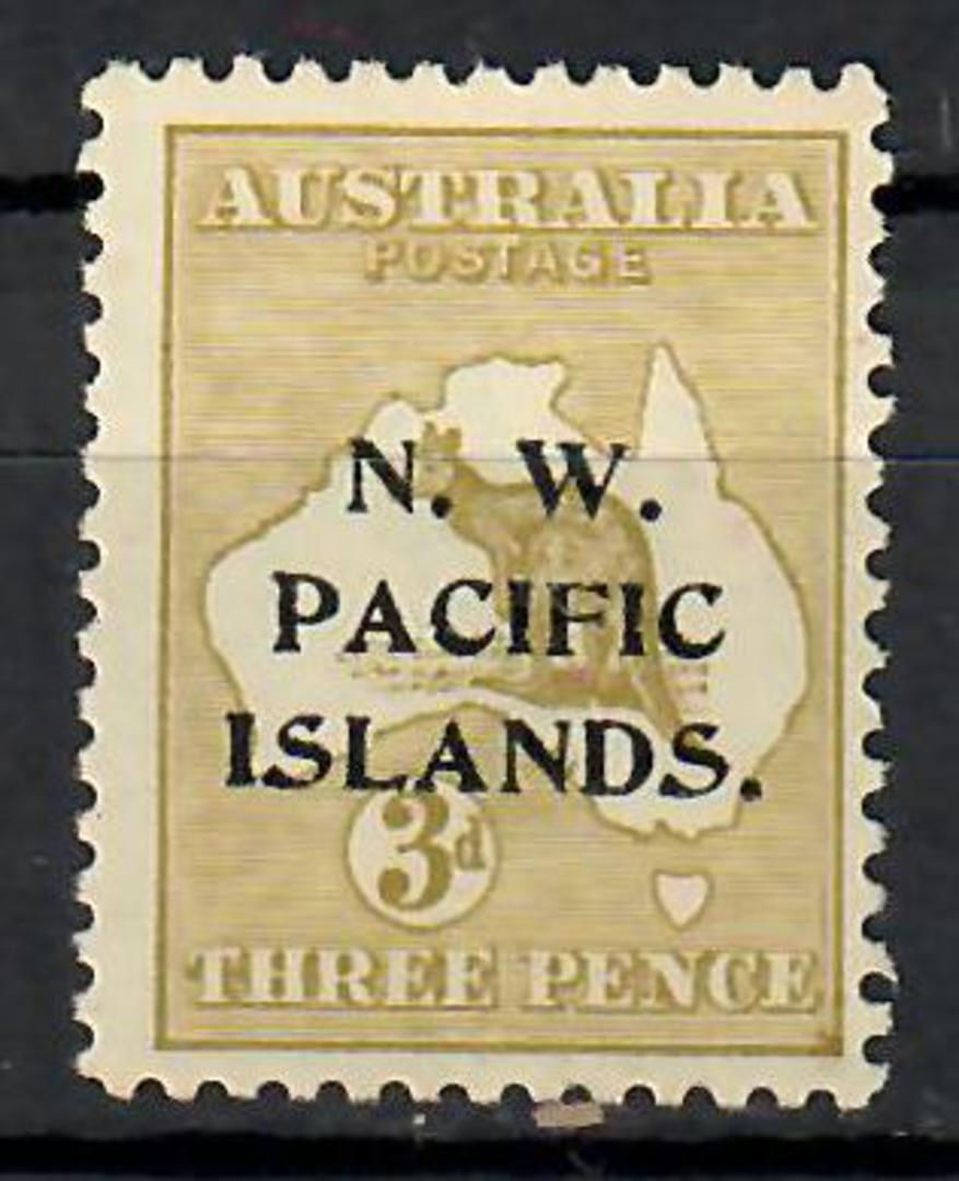 NEW GUINEA 1915 Definitive 3d Yellow-Olive. Die 2. - 70675 - UHM image 0