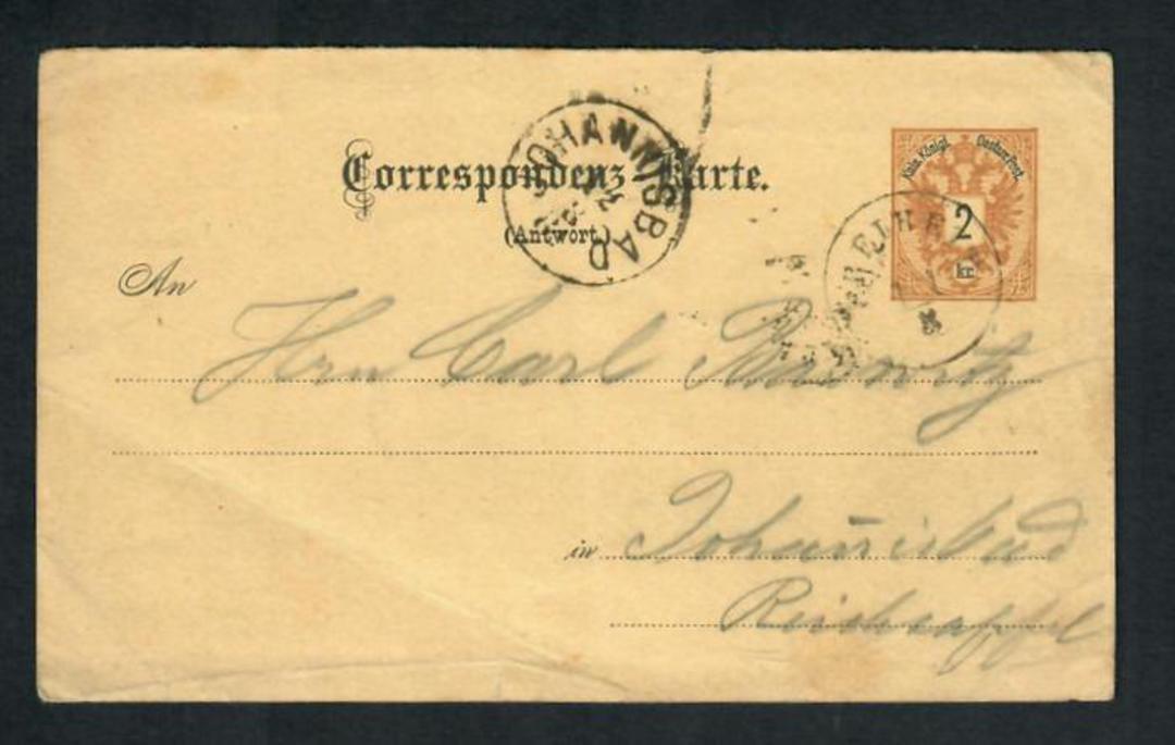 AUSTRIA 1883 Correspondenz Karte. - 31301 - PostalHist image 0