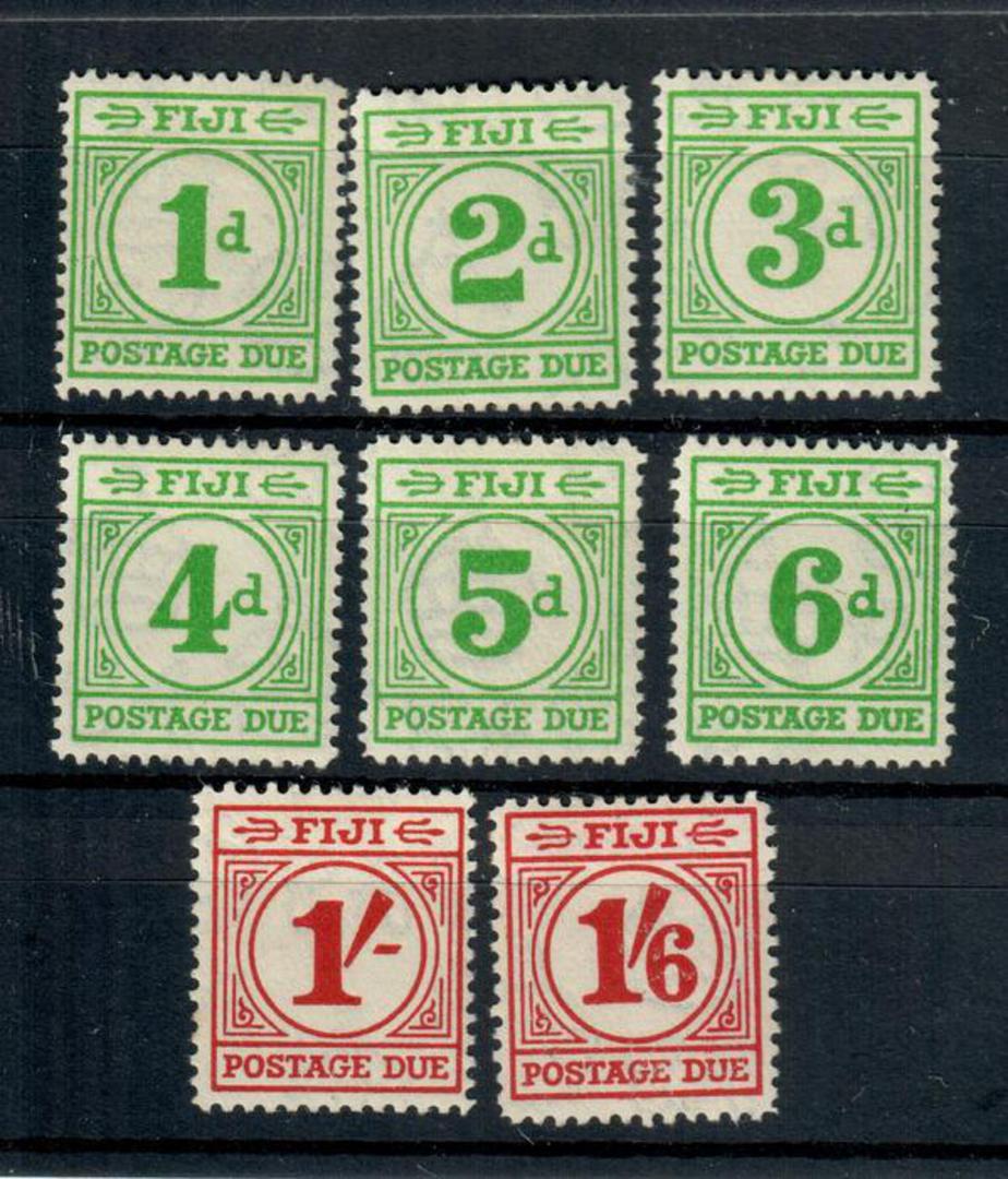 FIJI 1940 Postage Due. Set of 8. - 20435 - LHM image 0
