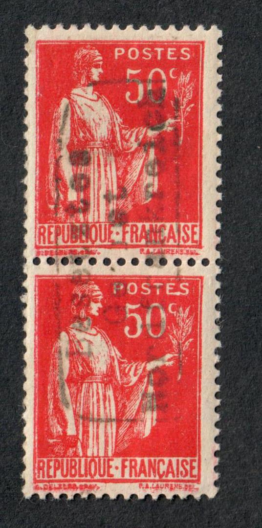 GERMAN OCCUPATION of FRANCE 1940 Dunkirk. Joined pair. Extremely rare. Very lightly hinged. - 72087 - LHM image 0