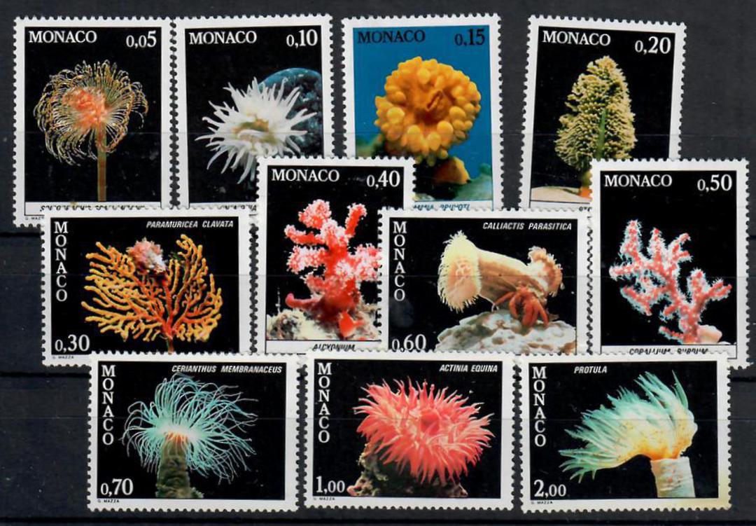 MONACO 1980 Mediterranean Fauna. Set of 11. - 22310 image 0