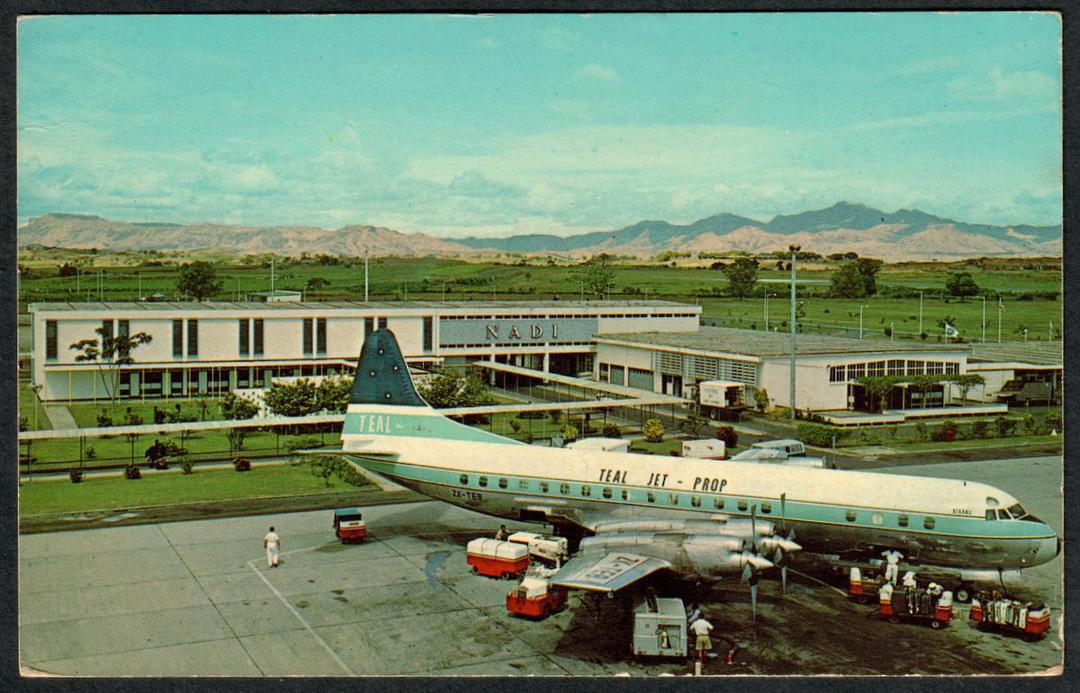 FIJI Coloured Postcard of Nadi Airport. - 243905 - Postcard image 0