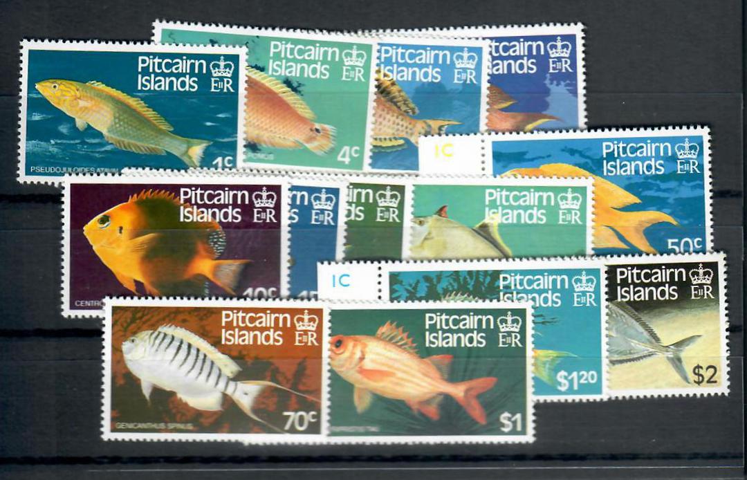 PITCAIRN ISLANDS 1984 Fish. First series. Set of 13. image 0