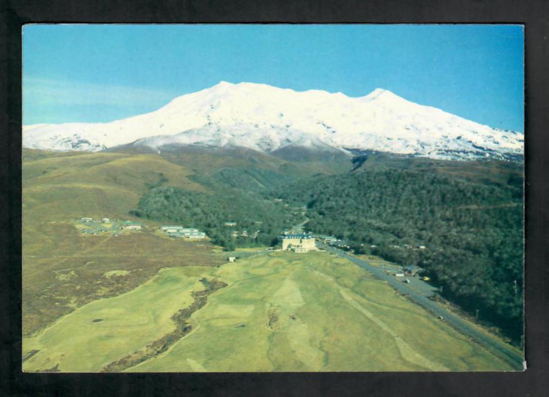 Modern Coloured Postcard by Gladys Goodall of The Chateau Tongariro National Park. The later view. - 444548 - Postcard image 0