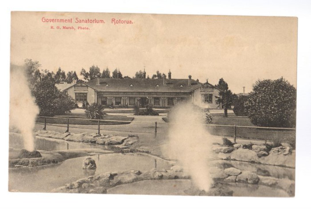 Postcard of Government Sanitorium Rotorua. - 46057 - Postcard image 0