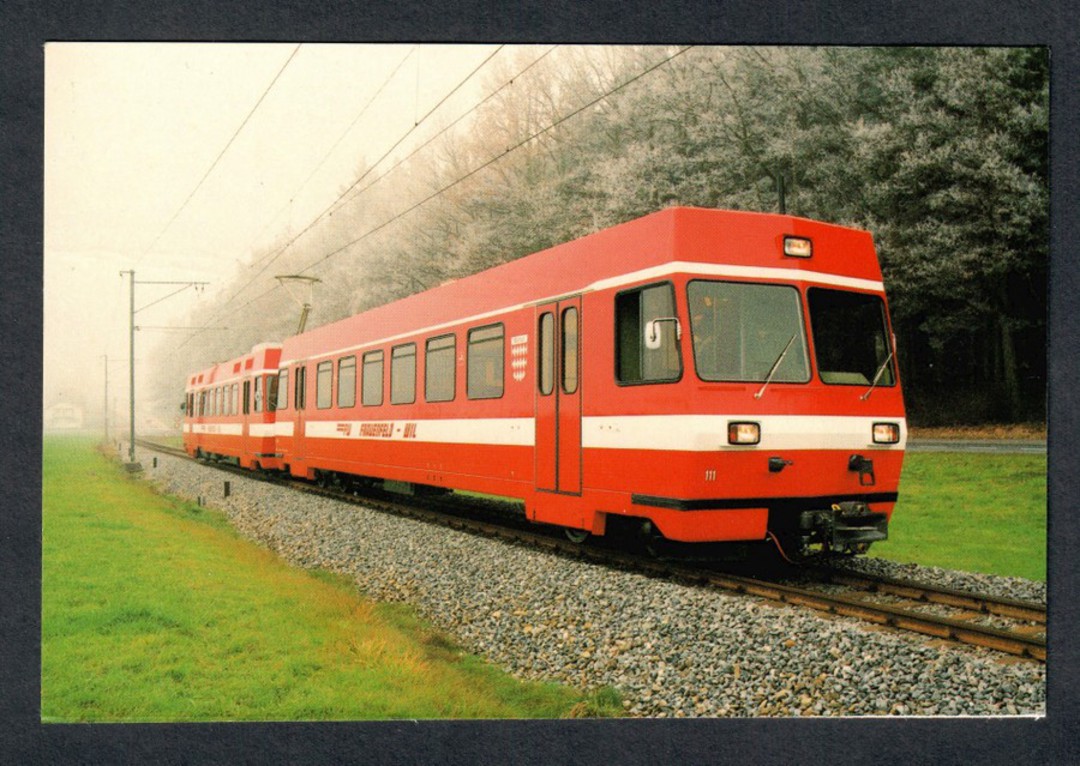 GERMANY Pendelzug FW Offiz inbetriebnahme. - 40533 - Postcard image 0
