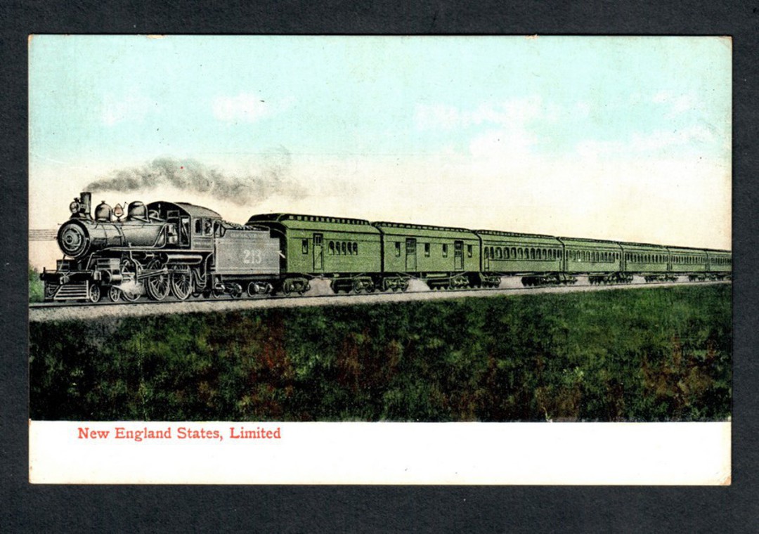 USA Older Coloured postcard of the 'New England States Limited'. - 40551 - Postcard image 0