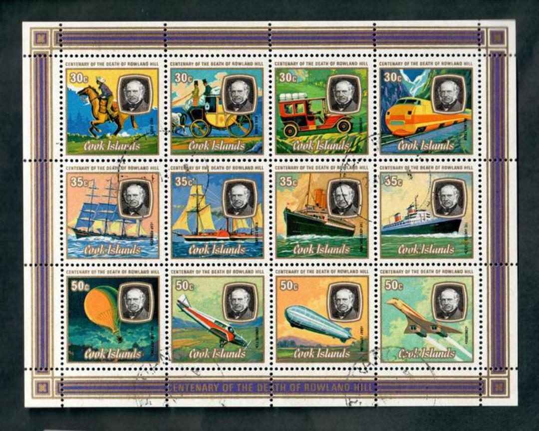 COOK ISLANDS 1979 Centenary of the Death of Sir Rowland Hill. Miniature sheet. - 50571 - VFU image 0