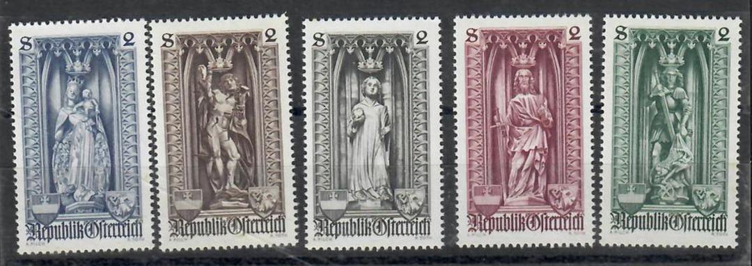 AUSTRIA 1969 500th Anniversary of the Vienna Diocese. Set of 6. - 25548 - UHM image 0