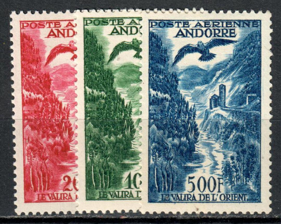 FRENCH ANDORRA 1955 Airs. Set of 3. - 39514 image 0