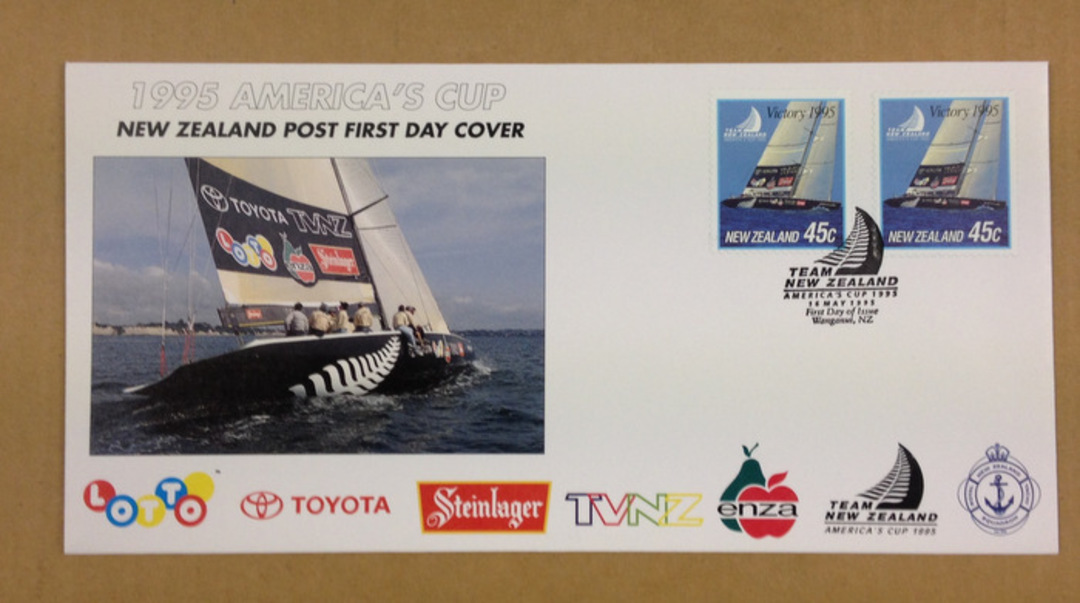 NEW ZEALAND 1995 Americas Cup on first day cover. - 521232 - FDC image 0