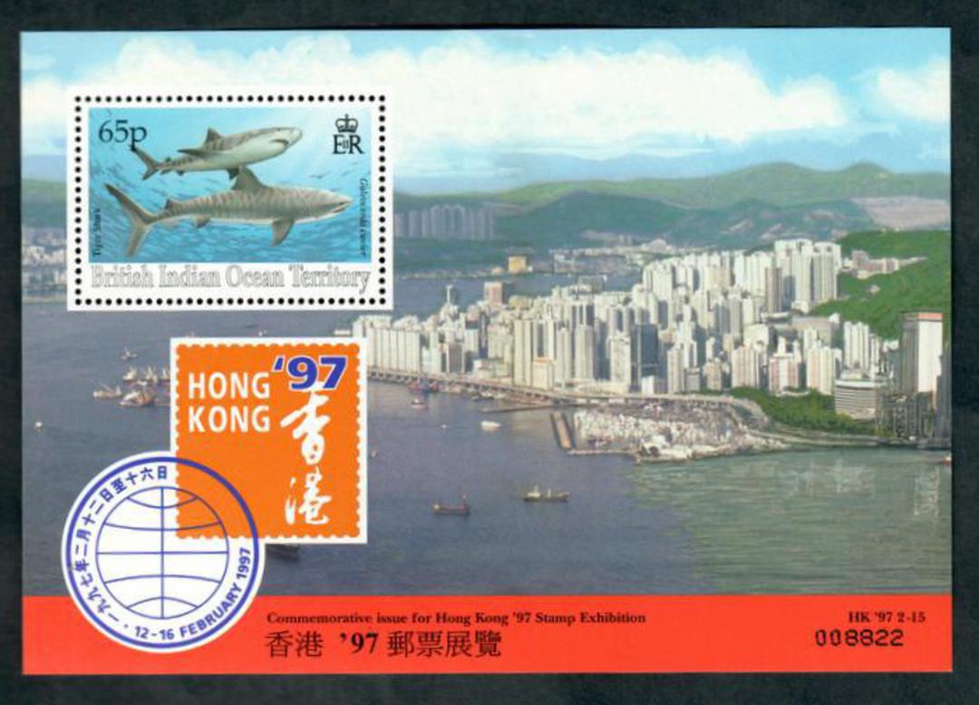 BRITISH INDIAN OCEAN TERRITORY 1997 Hong Kong  '97 International Stamp Exhibition. Miniature sheet. - 52141 - UHM image 0