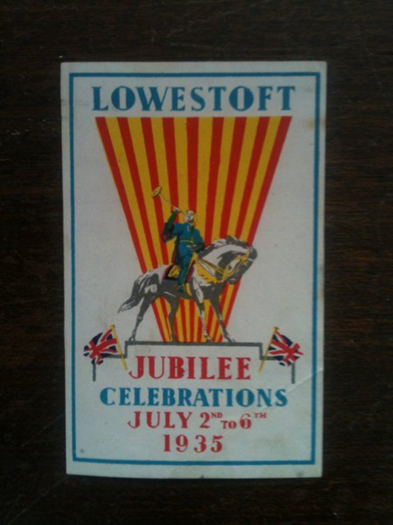 GREAT BRITAIN 1935 Silver Jubilee. Celebration cinderella from Lowestoft. - 84314 - Cinderellas image 0