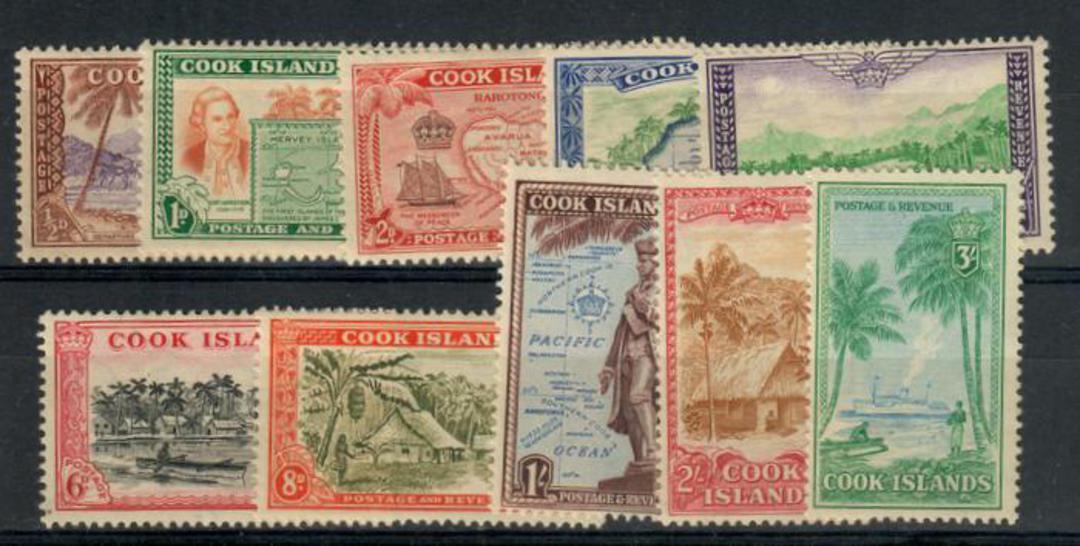COOK ISLANDS 1949 Definitives. Set of 10. - 20413 - UHM image 0