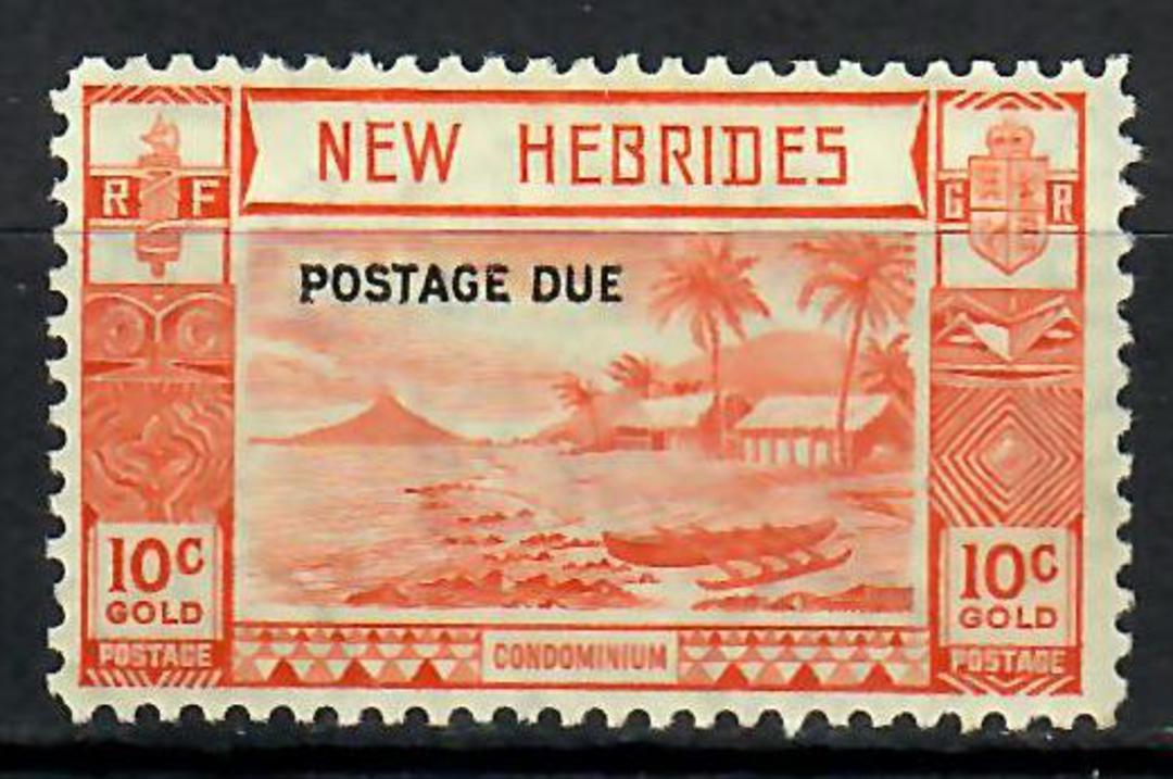 NEW HEBRIDES 1938 Postage Due 10c Orange. - 70548 - Mint image 0