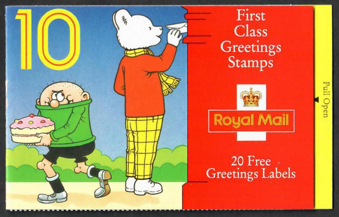 GREAT BRITAIN 1993 Greetings Booklet. Ten First Class stamps. Rupert the Bear. - 300177 - Booklet image 0