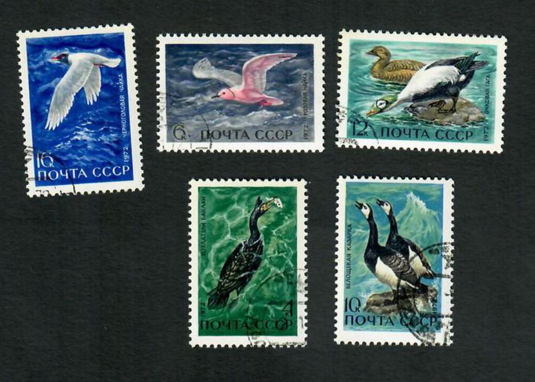 RUSSIA 1972 Sea Birds. Set of 5. - 90008 - VFU image 0