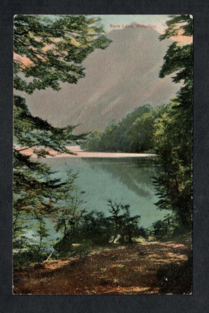 Coloured Postcard by Pringle of Rere Lake Wakatipu. - 249410 - Postcard image 0