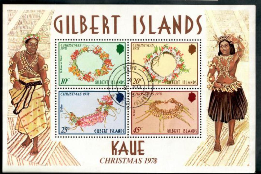 GILBERT ISLANDS 1978 Christmas. Miniature sheet. - 50419 - VFU image 0